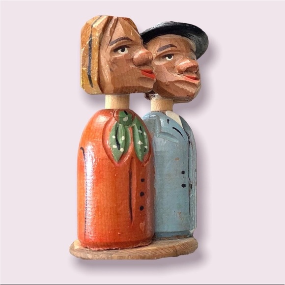 Anri Carved Wood Bottle Cork Stopper - Picture 3 of 10